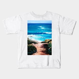 Mornington Peninsula Beach Kids T-Shirt